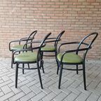 Set Van 4 Radomir Hoffman Ligma Vintage Stoelen Als Thonét thumbnail 13