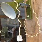 Vintage Wandlamp, Lamp Olijfgroen thumbnail 3