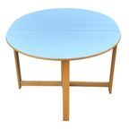 Vintage Ronde Scandinavische Opklapbare Eettafel Design thumbnail 14