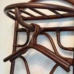 Vintage Boho Rotan Set Wandkapstok Jaren ‘70 thumbnail 4