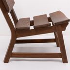 1970’S Vintage Dutch Design Stained Oak Chairs By Dittmann & Co For Awa thumbnail 11
