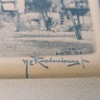 H.E. Roodenburg - Utrecht - Domtoren - (1895 - 1987) - Ets - Grafiek thumbnail 3