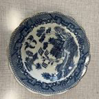 Vintage Compleet 12delig Koffieservies In Old Willow Stijl thumbnail 5