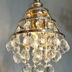 4 Beschikbaar ! Gemerkte Swarvski Hanglampen Vintage Kristal thumbnail 6