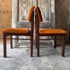 Originele Deense Design Stoelen. Palissander. Vintage. thumbnail 2