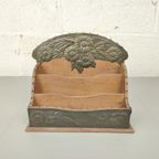 Brievenhouder Met Koper Decoratie thumbnail 4