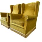 Set Van 2 Vintage Clubzetels / Fauteuils / Éénzitten thumbnail 10