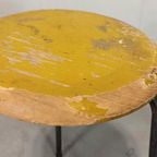 Vintage Industriëlle Kruk, Geel thumbnail 8