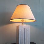 Italiaanse Jaren 70 Deco/romeo Rega Style Marmer Inlay Lamp thumbnail 6