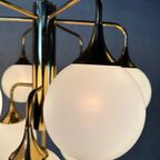 Vintage Boulanger Brass Chandelier thumbnail 10