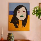 Popart Vrouwelijk Portret, Circa 1970 thumbnail 2