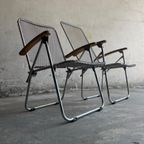 2 Vintage Aluminium Wirefolding Chairs thumbnail 7