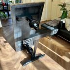 Prachtige Salontafel Met Groen Marmeren Blad. thumbnail 19