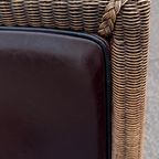 Eetkamerset Eettafelset 6 Stoelen En Eettafel Eikenhout En Riet Rotan Lloyd Loom thumbnail 13