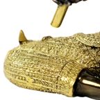 Brons Boeddha Sculptuur Beeld Thailand Gouden Khon Godin 23Cm thumbnail 9