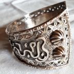 Antieke Zilveren Gestileerde Berber-Armband Maghreb-Algerije thumbnail 4