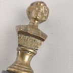 Kleine Bronzen Buste Koningin Elisabeth thumbnail 6