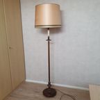 Vloerlamp - Staande Lamp - Empire Stijl - Mahonie- thumbnail 4
