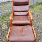 L. Olsen & Søn - Møbelfabrik K/s - Fautuil Met Ottoman thumbnail 7