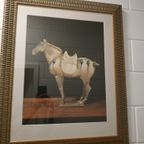 Deense G&C Interiors Wanddecoratie Kunst (Portretten Van Tan Paarden) thumbnail 3