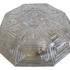 Vintage Nos Hexagon Plafondlamp Plafonniere Glas thumbnail 2