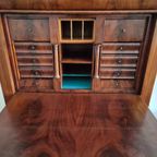 West-duitse Mahoniehouten Secretaire Uit 1830 – Biedermeier thumbnail 7