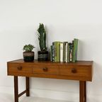Zweeds Vintage Teak Fineren Ladekast Feres thumbnail 7