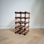 Richard Nissen Wijnrek – Teak – Deens Design - 9 Flessen thumbnail 4