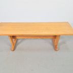 Scandinavisch Moderne Pine Houten Bank Jaren 1960 Grenen thumbnail 3