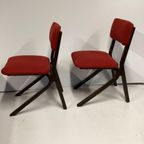 Vintage Stoelen, Set Van 4! thumbnail 4