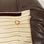 Ligne Roset Marsala - Fauteuil En Ottman - Bruin Leder thumbnail 13