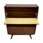 Vintage Secretaire Wandkast Werkplek Jaren 60 Teak Fineer thumbnail 19