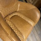 Saddle Chair / Zadel Fauteuil Vintage Camel Leer Eyecatcher thumbnail 6