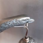 French Art Deco Bird Lamp With Tiffany Dome thumbnail 10