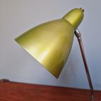 Vintage Bureaulamp In Groen En Chroom Gelakt Metaal thumbnail 15