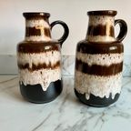 Ceramic Jug Vase By Scheurich West Germany (2X) thumbnail 9