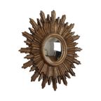 Mid Century Gouden Zonnespiegel Sunburst Spiegel Convex 53Cm thumbnail 8