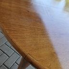 A A Patijn Vintage Ovale Ronde Tafel Eettafel Jaren 60 thumbnail 9