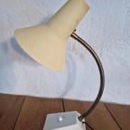 Sis Light Duits Vintage Bureau Lamp Jaren 50 Geel. thumbnail 7