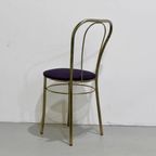 Vintage Hollywood Regency Stoel - Messing, Jaren '70 thumbnail 2