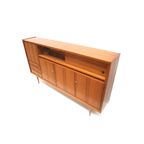 Groot Vintage Hoog Dressoir / Highboard Gemaakt In De Jaren '60 thumbnail 3