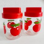Set Vintage Gulf Appel Voorraadpotten 1970 thumbnail 5