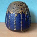Flower Vase In Fat Lava By Alfred Klein Model 731/17 thumbnail 8