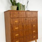Scandinavisch Vintage Teak Fineren Ladekast Bjorli thumbnail 3