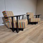 2x Neil David F1 Fauteuil - Essenhout - Design - Nieuwstaat thumbnail 6