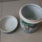 Chinese Theedoos Met Kraanvogels thumbnail 4