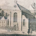 St. Janskerk En De Hoofdwacht - 1750 - Gravure Door Hendrik Spilman Uit 1744, Naar Jan De Beijer. thumbnail 7
