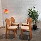 Vintage Scandinavische Stoelen Set. (Glostrup Denemarken) thumbnail 6