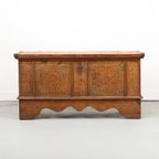 Antieke Beschilderde Bruidskist 1737 thumbnail 12