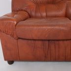 Mid-Century 3-Seats Leather Sofa From 1960S, Italy thumbnail 13